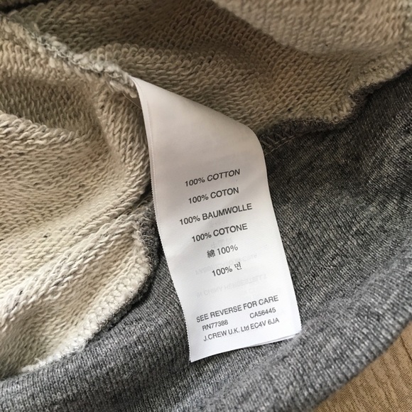 HUGO GUINNESS for J. CREW Gray EPIC Sweatshirt Top - Picture 6 of 7